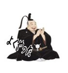 徳川 家康 戦国 時代 古典 武士 刀 (小)（個別スタンプ：12）