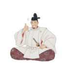 豊臣 秀吉 戦国 時代 古典 武士 刀（個別スタンプ：2）