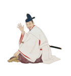 豊臣 秀吉 戦国 時代 古典 武士 刀（個別スタンプ：9）