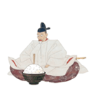 豊臣 秀吉 戦国 時代 古典 武士 刀（個別スタンプ：17）