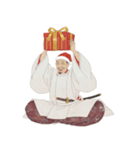 豊臣 秀吉 戦国 時代 古典 武士 刀（個別スタンプ：19）