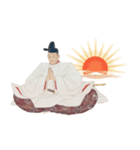 豊臣 秀吉 戦国 時代 古典 武士 刀（個別スタンプ：21）