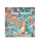 雪だるまの幻想ヨガタイム（個別スタンプ：2）