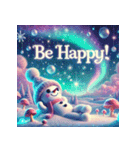 雪だるまの幻想ヨガタイム（個別スタンプ：4）