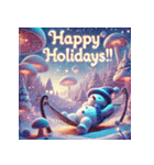 雪だるまの幻想ヨガタイム（個別スタンプ：6）