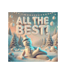 雪だるまの幻想ヨガタイム（個別スタンプ：11）