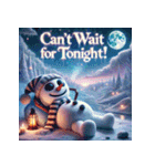 雪だるまの幻想ヨガタイム（個別スタンプ：15）