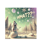 雪だるまの幻想ヨガタイム（個別スタンプ：26）