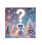 雪だるまの幻想ヨガタイム（個別スタンプ：27）