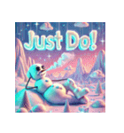 雪だるまの幻想ヨガタイム（個別スタンプ：36）