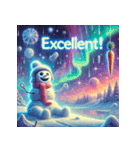 雪だるまの幻想ヨガタイム（個別スタンプ：40）