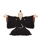 徳川 家康 戦国 時代 古典 武士 刀（個別スタンプ：3）