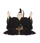 徳川 家康 戦国 時代 古典 武士 刀（個別スタンプ：5）
