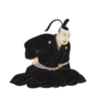 徳川 家康 戦国 時代 古典 武士 刀（個別スタンプ：7）