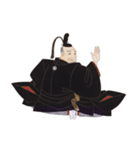 徳川 家康 戦国 時代 古典 武士 刀（個別スタンプ：14）