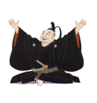 徳川 家康 戦国 時代 古典 武士 刀（個別スタンプ：20）