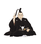 徳川 家康 戦国 時代 古典 武士 刀（個別スタンプ：21）