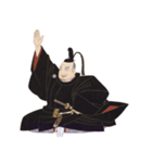 徳川 家康 戦国 時代 古典 武士 刀（個別スタンプ：23）