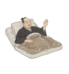 徳川 家康 戦国 時代 古典 武士 刀（個別スタンプ：24）