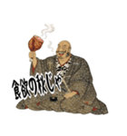 武田 信玄 戦国 時代 古典 武士 刀 (小)（個別スタンプ：15）