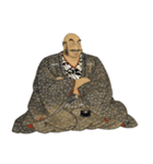 武田 信玄 戦国 時代 古典 武士 刀（個別スタンプ：3）