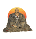 武田 信玄 戦国 時代 古典 武士 刀（個別スタンプ：13）