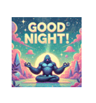 脱力系ヨガゴリラ（個別スタンプ：4）