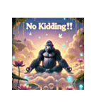 脱力系ヨガゴリラ（個別スタンプ：6）