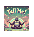 脱力系ヨガゴリラ（個別スタンプ：20）