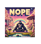 脱力系ヨガゴリラ（個別スタンプ：29）