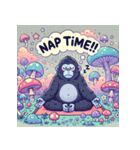 脱力系ヨガゴリラ（個別スタンプ：31）