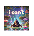 脱力系ヨガゴリラ（個別スタンプ：38）