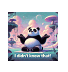 まったりパンダのヨガ日和（個別スタンプ：7）