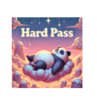 まったりパンダのヨガ日和（個別スタンプ：14）