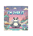 まったりパンダのヨガ日和（個別スタンプ：25）