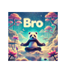 まったりパンダのヨガ日和（個別スタンプ：30）