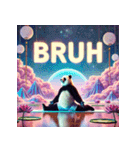 まったりパンダのヨガ日和（個別スタンプ：31）