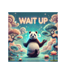 まったりパンダのヨガ日和（個別スタンプ：32）