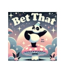 まったりパンダのヨガ日和（個別スタンプ：37）