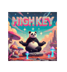 まったりパンダのヨガ日和（個別スタンプ：38）