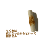 わたしはチクワになってしまいました（個別スタンプ：4）