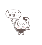 ポニテGIRL◎年末年始 #2026 (再販)（個別スタンプ：4）