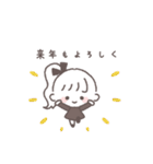 ポニテGIRL◎年末年始 #2026 (再販)（個別スタンプ：8）