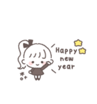 ポニテGIRL◎年末年始 #2026 (再販)（個別スタンプ：16）