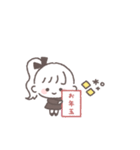 ポニテGIRL◎年末年始 #2026 (再販)（個別スタンプ：30）