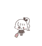 ポニテGIRL◎年末年始 #2026 (再販)（個別スタンプ：36）