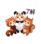 毎日使える コスにゃんず 気遣い 日常（個別スタンプ：21）