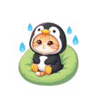 毎日使える コスにゃんず 気遣い 日常（個別スタンプ：32）