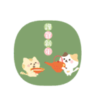 【再販】ねこ♥毎年つかえる♥年末年始（個別スタンプ：6）