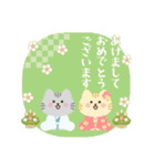 【再販】ねこ♥毎年つかえる♥年末年始（個別スタンプ：8）